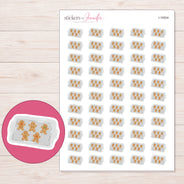 I-16504 planner sticker sheet with enlarged sticker detail