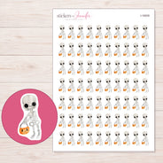 I-16509 planner sticker sheet with enlarged sticker detail