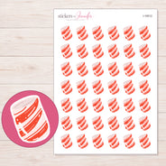 I-16512 planner sticker sheet with enlarged sticker detail