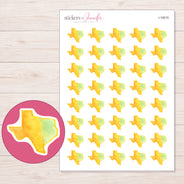 I-16515 planner sticker sheet with enlarged sticker detail