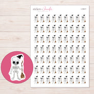 I-16517 planner sticker sheet with enlarged sticker detail