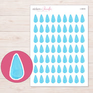 I-16519 planner sticker sheet with enlarged sticker detail