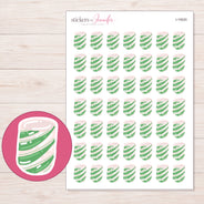 I-16520 planner sticker sheet with enlarged sticker detail