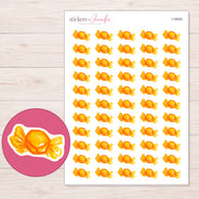 I-16553 planner sticker sheet with enlarged sticker detail