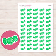 I-16561 planner sticker sheet with enlarged sticker detail