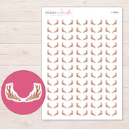 I-16564 planner sticker sheet with enlarged sticker detail