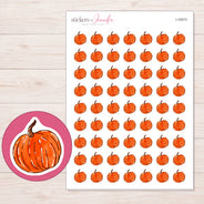 I-16573 planner sticker sheet with enlarged sticker detail
