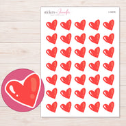 I-16576 planner sticker sheet with enlarged sticker detail