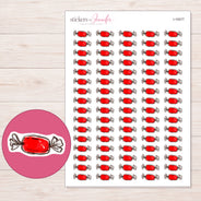 I-16577 planner sticker sheet with enlarged sticker detail
