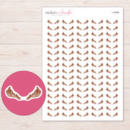 I-16580 planner sticker sheet with enlarged sticker detail