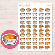 I-16582 planner sticker sheet with enlarged sticker detail