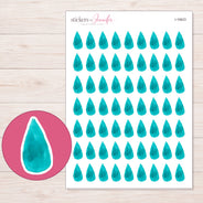 I-16623 planner sticker sheet with enlarged sticker detail