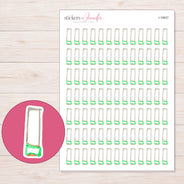 I-16627 planner sticker sheet with enlarged sticker detail