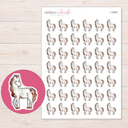 I-16628 planner sticker sheet with enlarged sticker detail