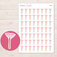 I-16637 planner sticker sheet with enlarged sticker detail