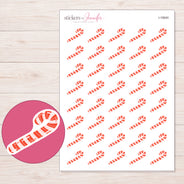 I-16640 planner sticker sheet with enlarged sticker detail