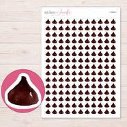 I-16641 planner sticker sheet with enlarged sticker detail