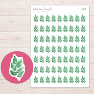 I-16642 planner sticker sheet with enlarged sticker detail
