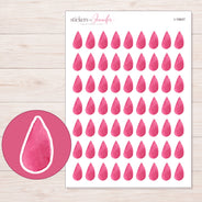 I-16647 planner sticker sheet with enlarged sticker detail