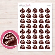 I-16649 planner sticker sheet with enlarged sticker detail