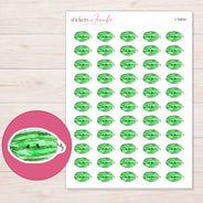 I-16654 planner sticker sheet with enlarged sticker detail