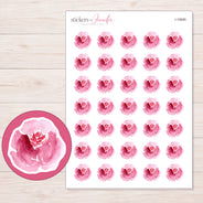 I-16690 planner sticker sheet with enlarged sticker detail