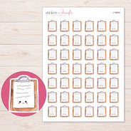 I-16694 planner sticker sheet with enlarged sticker detail