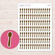 I-16696 planner sticker sheet with enlarged sticker detail