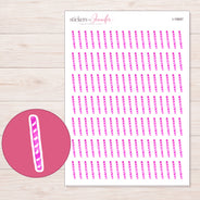 I-16697 planner sticker sheet with enlarged sticker detail