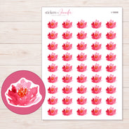 I-16698 planner sticker sheet with enlarged sticker detail