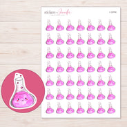 I-16702 planner sticker sheet with enlarged sticker detail