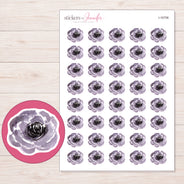 I-16706 planner sticker sheet with enlarged sticker detail