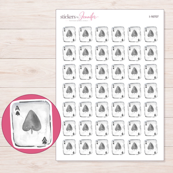 I-16707 planner sticker sheet with enlarged sticker detail