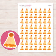 I-16709 planner sticker sheet with enlarged sticker detail