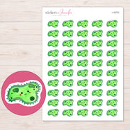 I-16710 planner sticker sheet with enlarged sticker detail