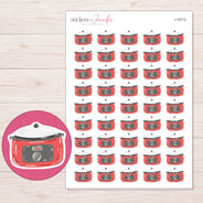 I-16712 planner sticker sheet with enlarged sticker detail