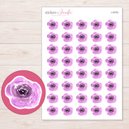 I-16722 planner sticker sheet with enlarged sticker detail