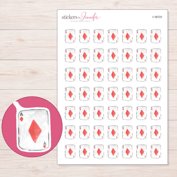 I-16731 planner sticker sheet with enlarged sticker detail