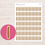 I-16760 planner sticker sheet with enlarged sticker detail