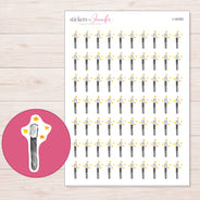 I-16763 planner sticker sheet with enlarged sticker detail