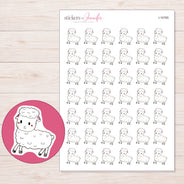 I-16765 planner sticker sheet with enlarged sticker detail