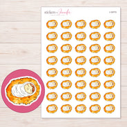 I-16773 planner sticker sheet with enlarged sticker detail