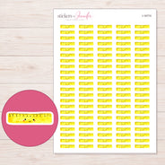 I-16774 planner sticker sheet with enlarged sticker detail