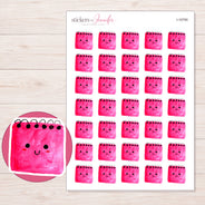 I-16790 planner sticker sheet with enlarged sticker detail