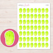 I-16849 planner sticker sheet with enlarged sticker detail