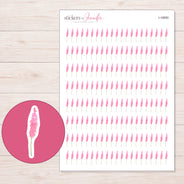 I-16850 planner sticker sheet with enlarged sticker detail