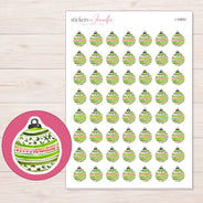 I-16853 planner sticker sheet with enlarged sticker detail
