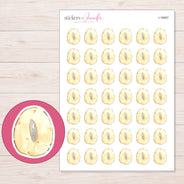 I-16857 planner sticker sheet with enlarged sticker detail