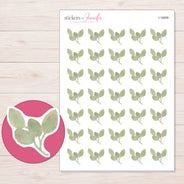 I-16858 planner sticker sheet with enlarged sticker detail