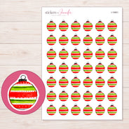 I-16861 planner sticker sheet with enlarged sticker detail